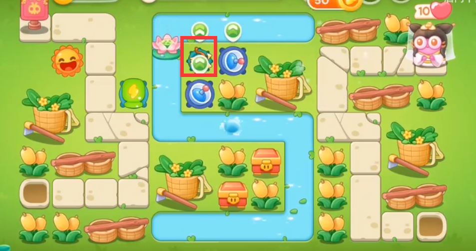 保卫萝卜4白萝卜传奇第52关攻略