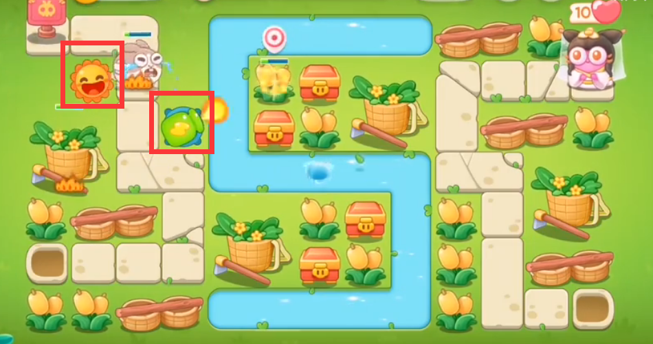 保卫萝卜4白萝卜传奇第52关攻略