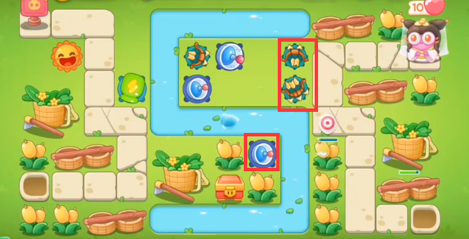 保卫萝卜4白萝卜传奇第52关攻略