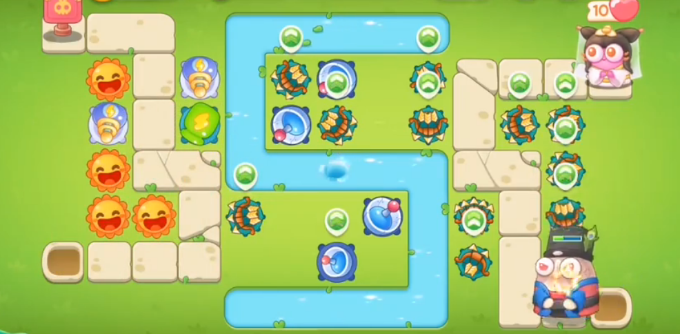 保卫萝卜4白萝卜传奇第52关攻略