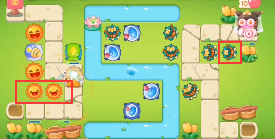 保卫萝卜4白萝卜传奇第52关攻略