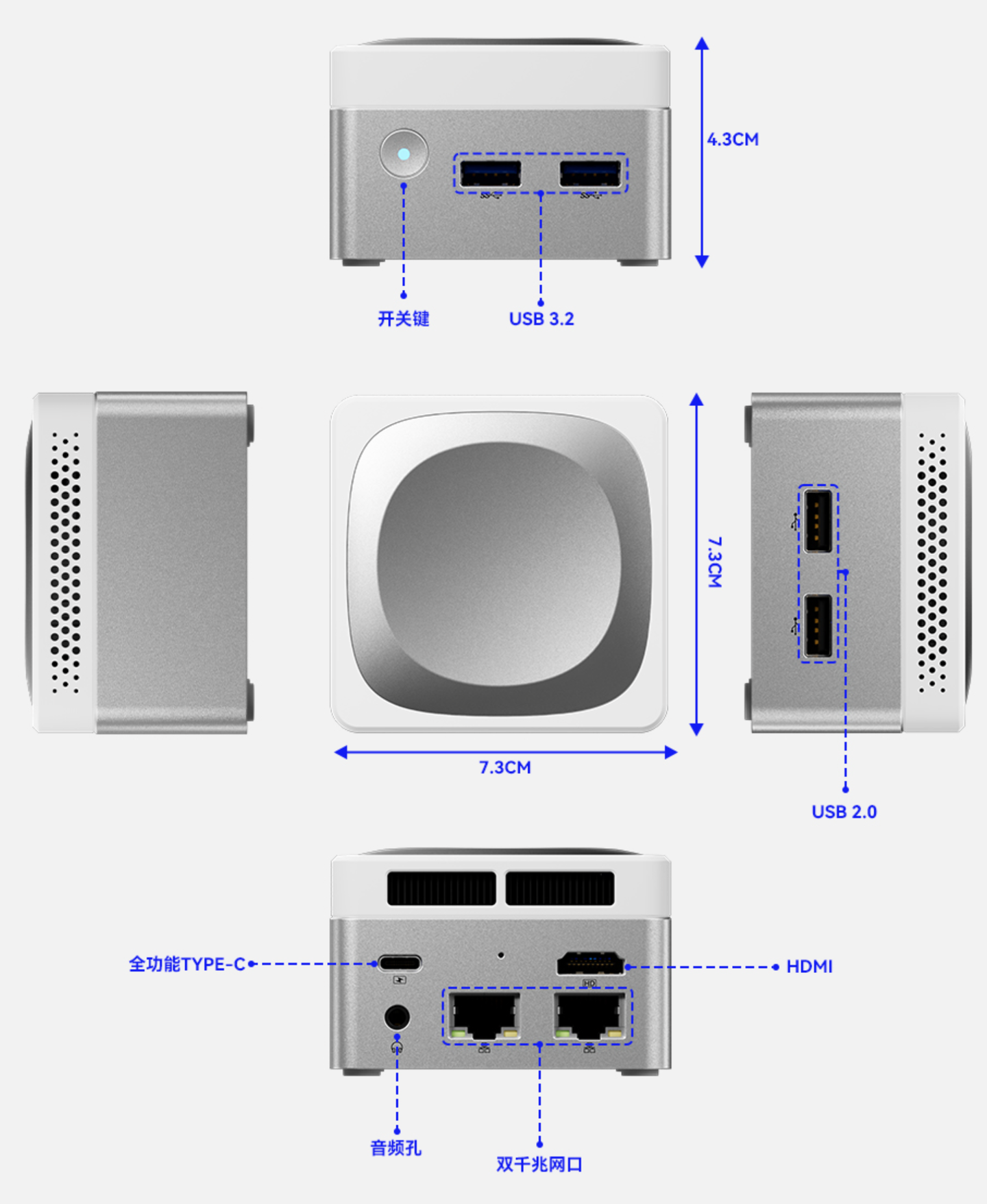 天钡 T-BOX PRO 口袋迷你主机今晚开售：N100 + 双千兆网口，829 元起