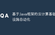 基于Java框架的云计算基础设施自动化