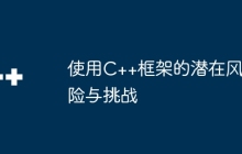 使用C++框架的潜在风险与挑战