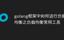 golang框架中如何进行负载均衡之负载均衡常用工具