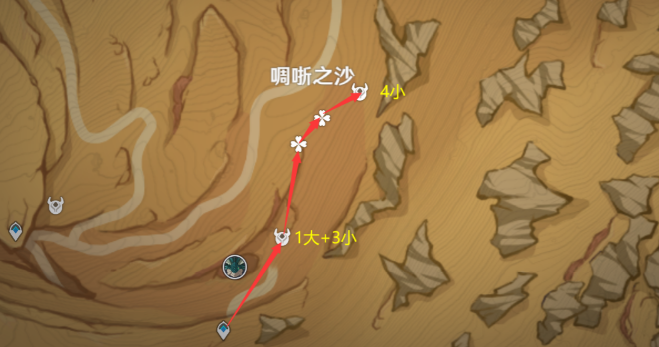 原神蕈兽孢子采集路线