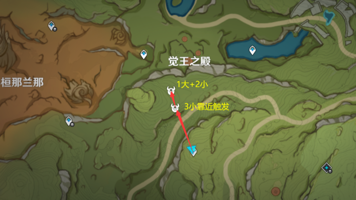 原神蕈兽孢子采集路线