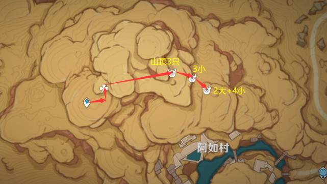 原神蕈兽孢子采集路线