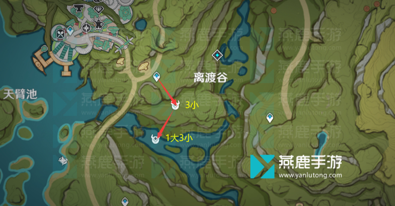 原神蕈兽孢子采集路线