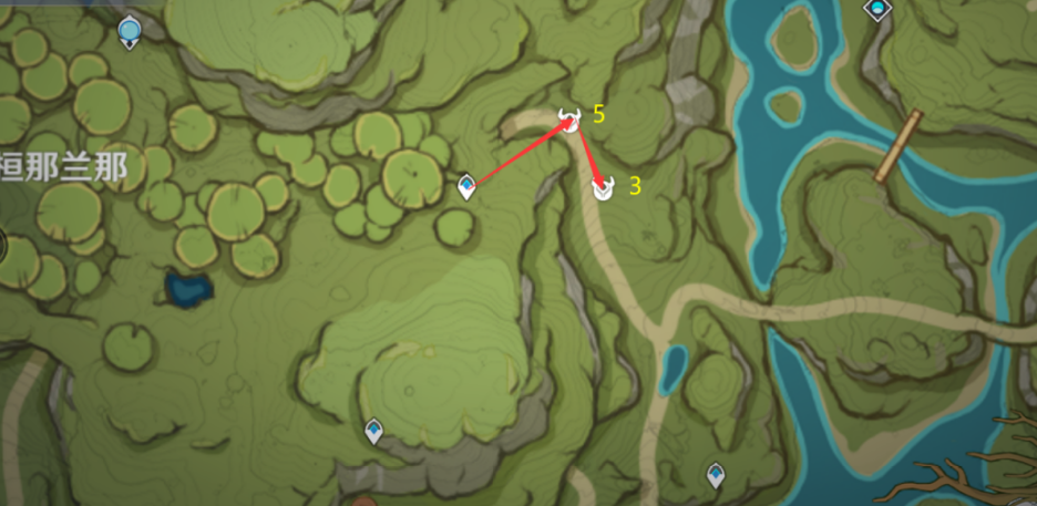 原神蕈兽孢子采集路线