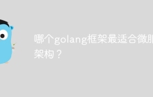 哪个golang框架最适合微服务架构？
