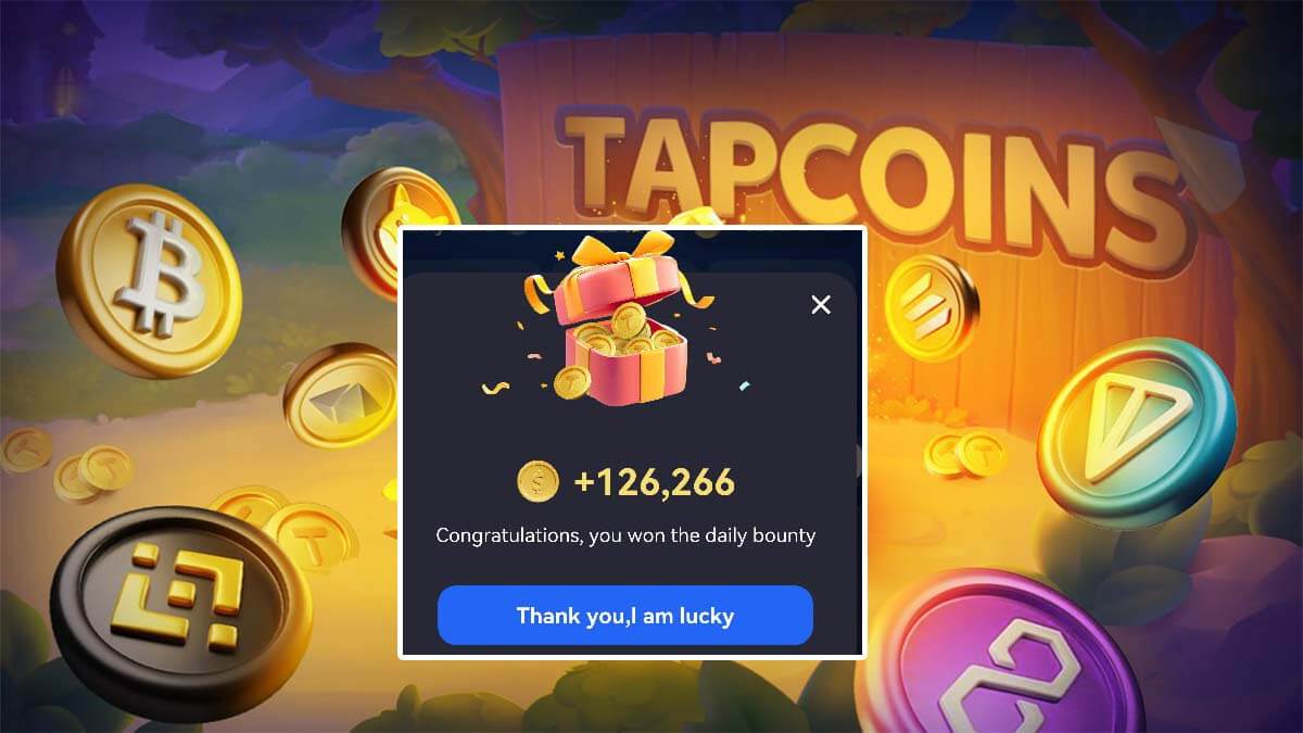 Tapcoin 每日賞金 7 月 7 日已於今天週日正式發布