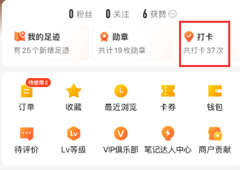 大众点评打卡次数在哪看