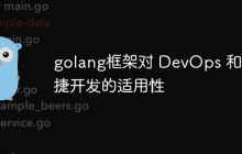 golang框架对 DevOps 和敏捷开发的适用性