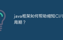 java框架如何帮助缩短CI/CD周期？