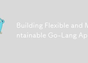 Building Flexible and Maintainable Go-Lang Apps