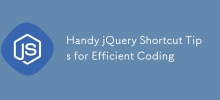 Handy jQuery Shortcut Tips for Efficient Coding