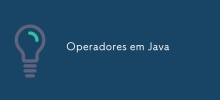 Operadores em Java