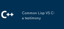 Common Lisp VS C: a testimony