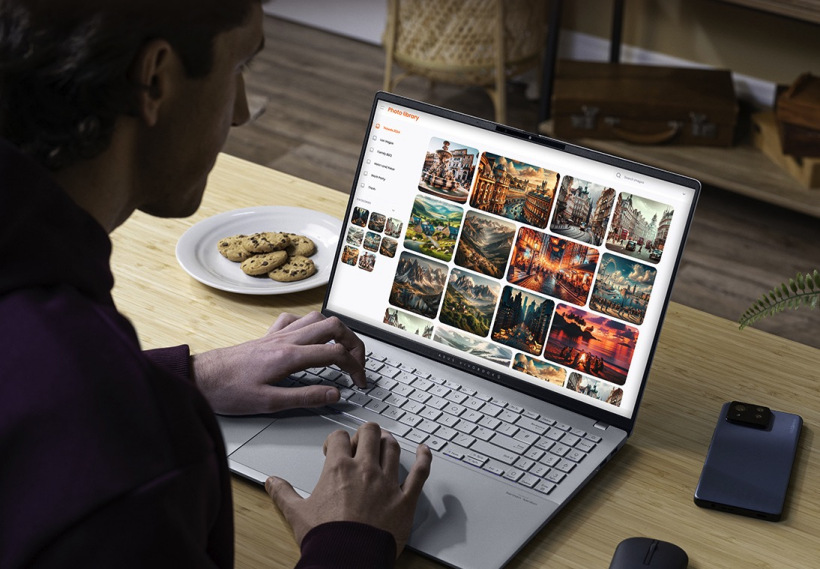 华硕无畏 Pro16 2024 上新：AMD 锐龙 AI 加持，7999 元高能 AI 超轻薄本