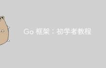Go 框架：初学者教程