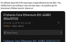 IC0 十年时间，以太坊现货 ETF 正式获批上市