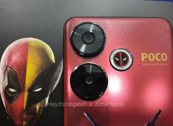 Xiaomi POCO F6 mobile phone will soon launch Deadpool limited edition, the body design is very unique