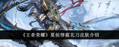 《王者荣耀》夏侯惇霜北刀皮肤介绍