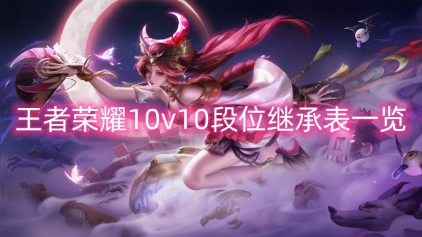 王者荣耀10v10段位继承表一览