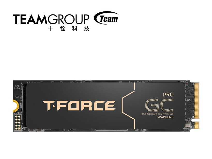 十铨推出 T-FORCE GC PRO PCIe 5.0 固态硬盘，顺序读写达 12.5/11 GB/s