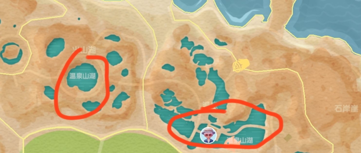 《心动小镇手游》1~8级鱼类分布图