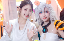 螃蟹账号反诈卷到CJ现场，一栗小莎子现身螃蟹游戏服务网展台