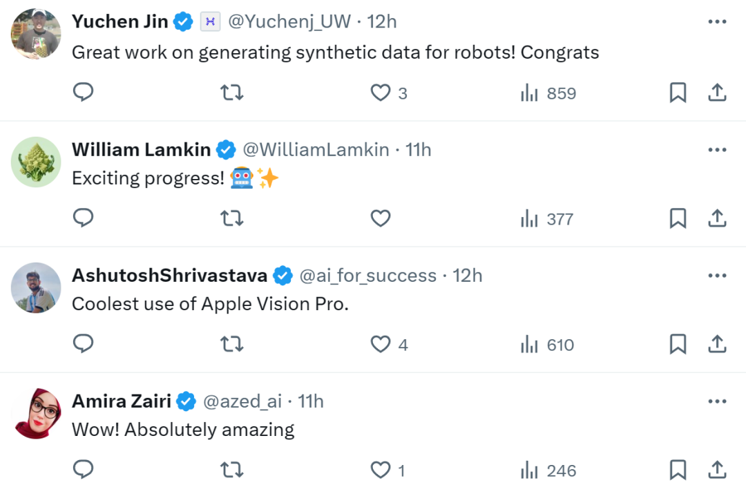 用苹果Vision Pro隔空操控机器人,英伟达:「人机合一」也不难嘛