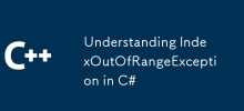 Comprendre IndexOutOfRangeException en C#