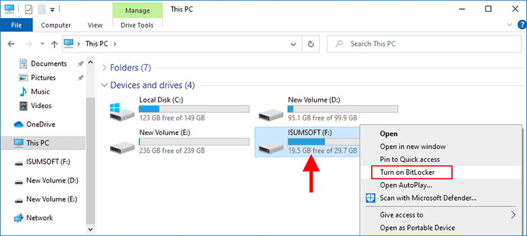 How to Encrypt USB Flash Drive with or without BitLocker in Windows 10