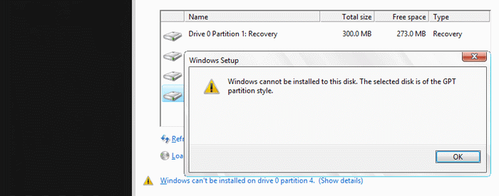 Fix \'Windows Cannot Be Installed to This Disk\' Error