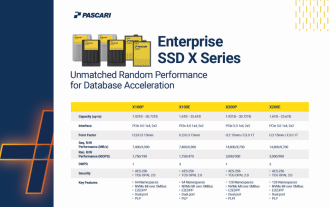 Phison は 100DWPD 超高耐久モデルを含む Pascari エンタープライズクラス SSD 製品をフル展示