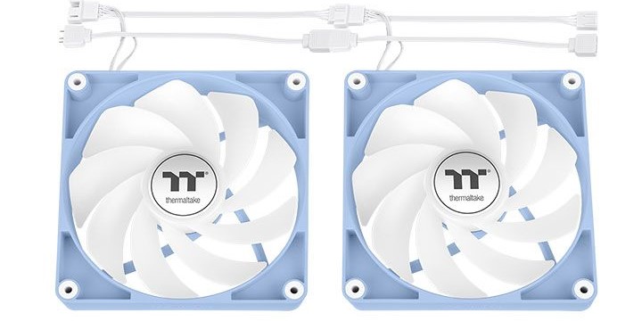 曜越推出 CT 系列反转扇叶风扇:四色可选,支持线材串联