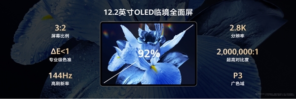 独创技术实现380天超长待机！华为MatePad Pro 12.2发布：4299元起