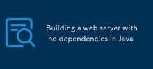 Building a web server with no dependencies in Java