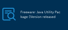 Freeware: Java Utility Package (Version veröffentlicht