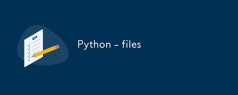 Python - Dateien