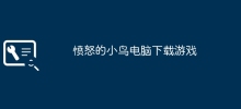 アングリーバードのコンピュータダウンロードゲーム
