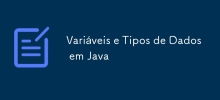 Variables et types de données en Java