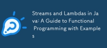 Streams and Lambdas in Java: A Guide to Functional Programming with Examples