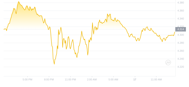 2024年08月17日波卡币价格