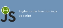 Higher order function in java script