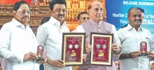 Rajnath Singh, MK Stalin Shower Praises on Each Other at Karunanidhi Birth Centenary Event
