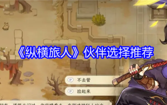 《縱橫旅人》夥伴選擇推薦