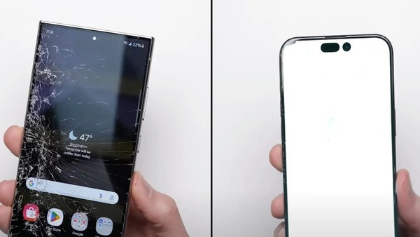 三星S24 Ultra與iPhone 15 Pro Max跌落測試 結果亮了